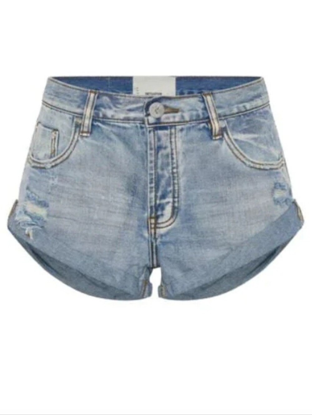 One Teaspoon - Bandits Low Rise Denim Shorts (Hendrixe, Size 28), NWT